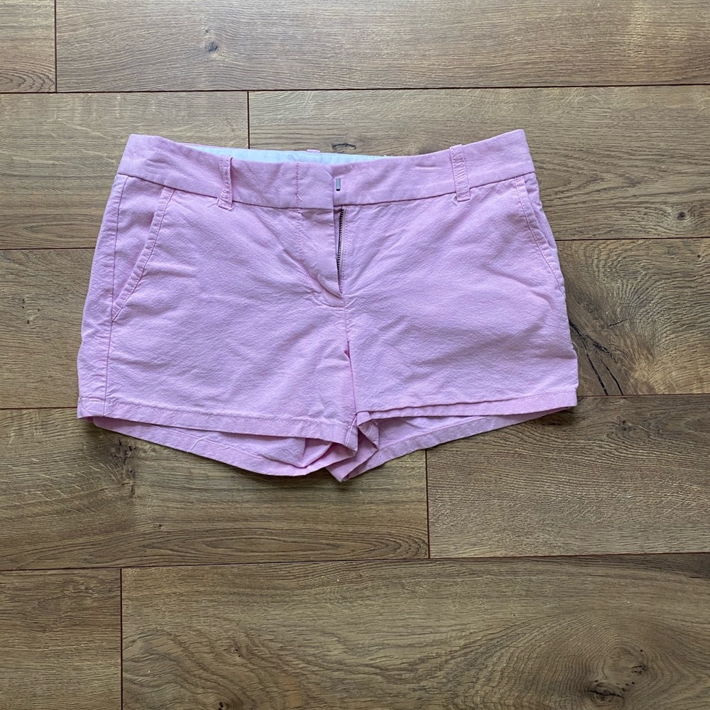 J. Crew Pink Linen Shorts